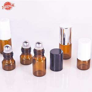 Amber 1ml 2ml 3ml <strong>5ml</strong> 10ml Roll on Bottles Leak-proof Cap <strong>Perfume</strong> Bottles Stainless Steel 10ml Roller Bottles - Product Image 3