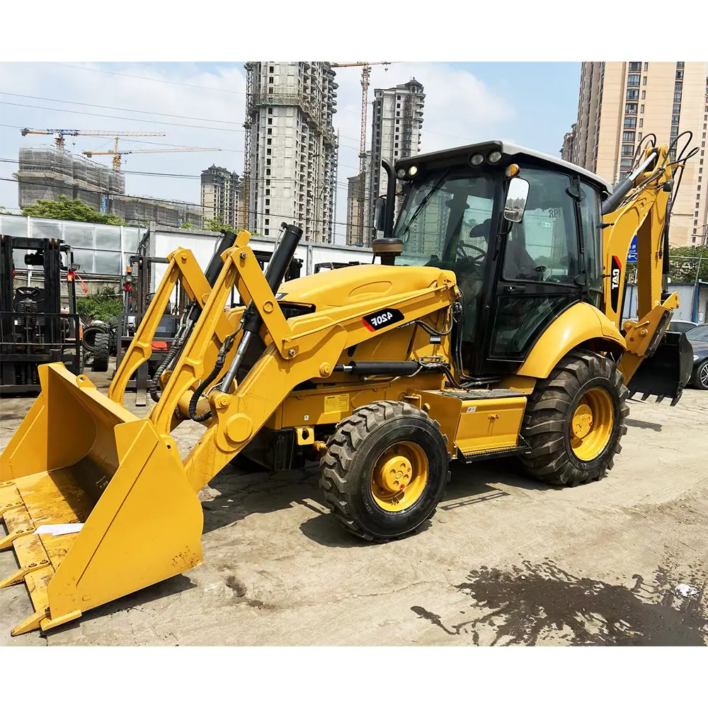 CAT420F bekas untuk dijual s265 Excavator Caterpillar Cat 420f digunakan Backhoe Loader