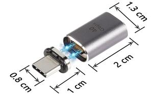 40Gbps 24ピンUSBC磁気アダプターUSB4.0 PD 100Wギガバイト/秒急速充電およびデータ転送4K @ 60Hzビデオ出力 - Product Image 5