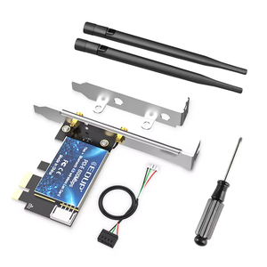 EDUP 600Mbps masaüstü PCI-E WiFi adaptörü Dual Band PCI-E ekspres kart BT 4.0 ağ Wlan - Product Image 3