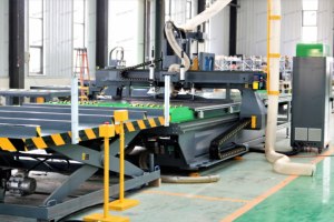 Linea di produzione del Router di CNC di Legno Automatico di Lavoro di Carico e Scarico di Nidificazione Macchina per cnc mobili cabinet - Product Image 5