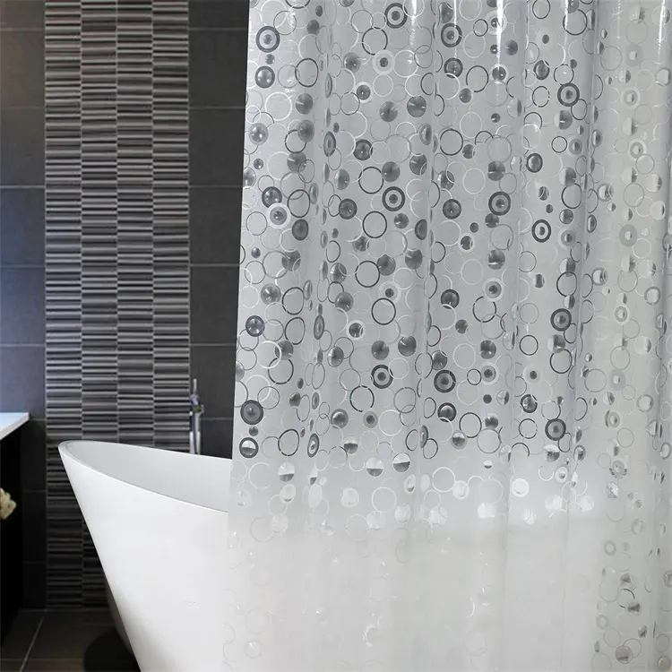No Smell Heavy Duty Dusch wanne für Duschkabine, Badewannen Dicker 3D-Muster Dusch vorhang