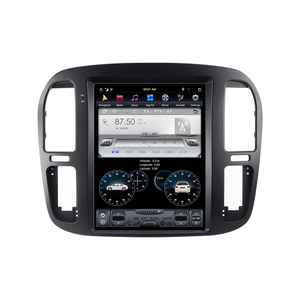 Per Toyota Land Cruiser Lc100 Android 11 128G Tesla Style Big Touch Screen Car Multimedia Player GPS Audio Radio Head Unit - Product Image 3