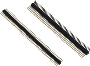 1.27mm Pitch Pin <strong>Header</strong> 1-50pin <strong>SMT</strong> Type Single Row Socket PCB Straight/right Male Power Pin <strong>Header</strong> Connector - Product Image 3