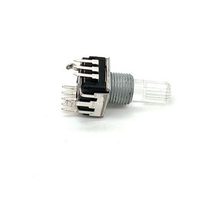 Terwin Neueste 12mm inkrementelle Kunststoff welle 24 Impulse 24 Detents Drehgeber mit RGB LED-Drucksc halter