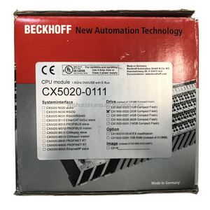 BECK HOFF CX5020-0111 CPUモジュール内蔵PCプロセッサ - Product Image 3