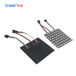 Tcwin WS2812B RGB 5050SMD LED Programmierter Panel-Bildschirm Digital 8x8 64 Pixel Individuell adressierbare volle Traum farbe für Arduino LED Pro max - Product Image 3