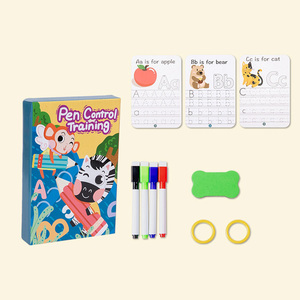 就学前の手書き練習コピーブックペンコントロールトレーシングワークブック描画ライティング学習ブック - Product Image 5