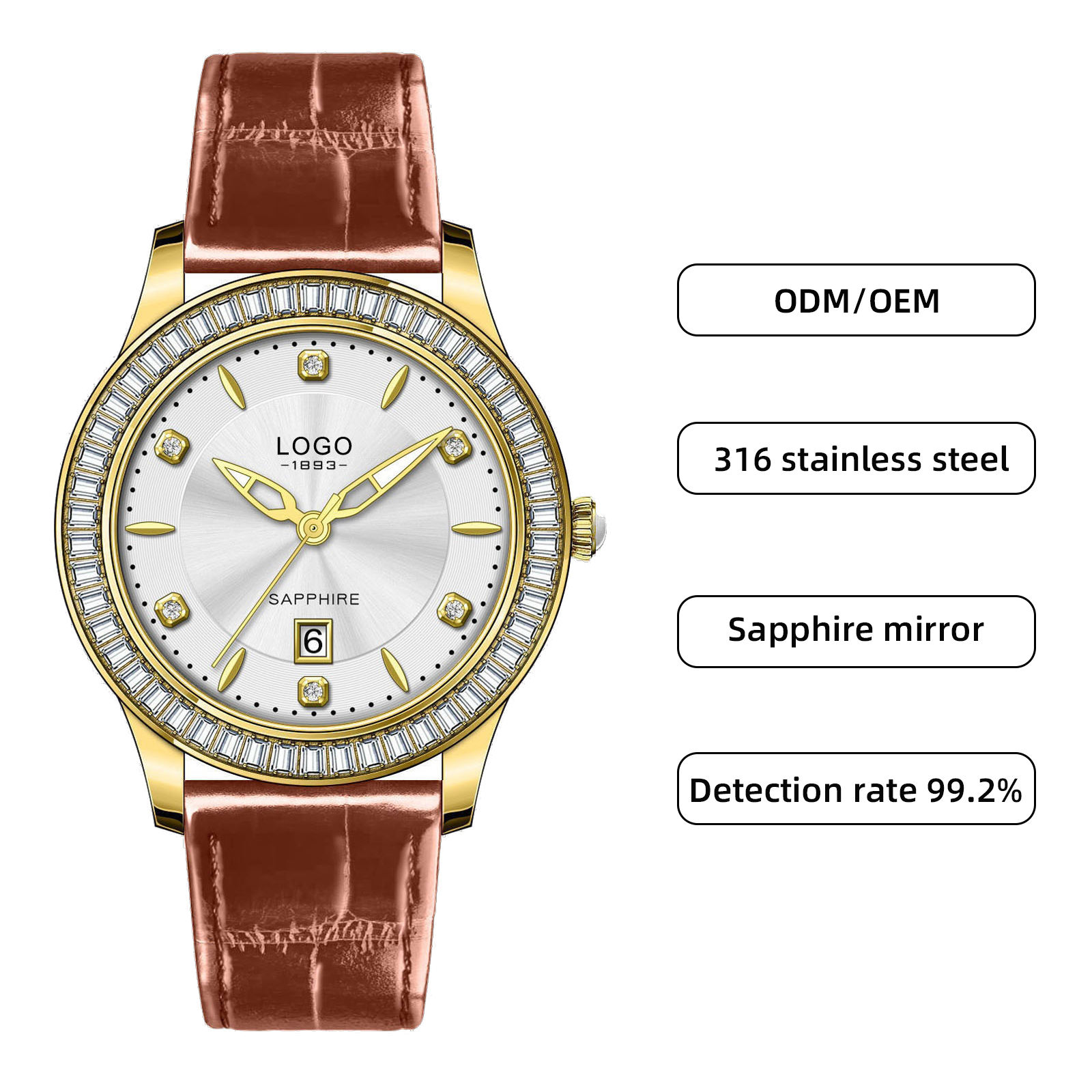 Gold/silver-red bean paste