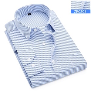 Men's Polyester Long-sleeved <strong>Shirt</strong> Loose and Comfortable Casual Men's Literary Breathable <strong>Shirt</strong> - Product Image 5