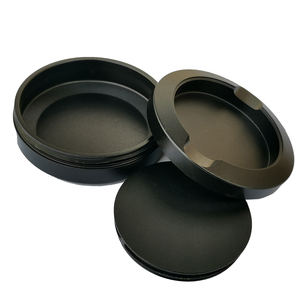 Màu Xanh lá cây màu xanh đỏ đen Champagne vàng bạc snus tins kim loại snus container snus có thể CNC gia công snuffbox cho thuốc lá 3 lớp - Product Image 6