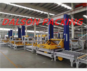 Paletizador de cajas de cartón de capa completa, apilador automático con transportador de paletas, máquina paletizadora de transportadores de paletas - Product Image 3