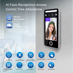 AI07FAI顔認識出席Webクラウドソフトウェアスクール生体認証顔認識マシンドアアクセス制御システム - Product Image 4