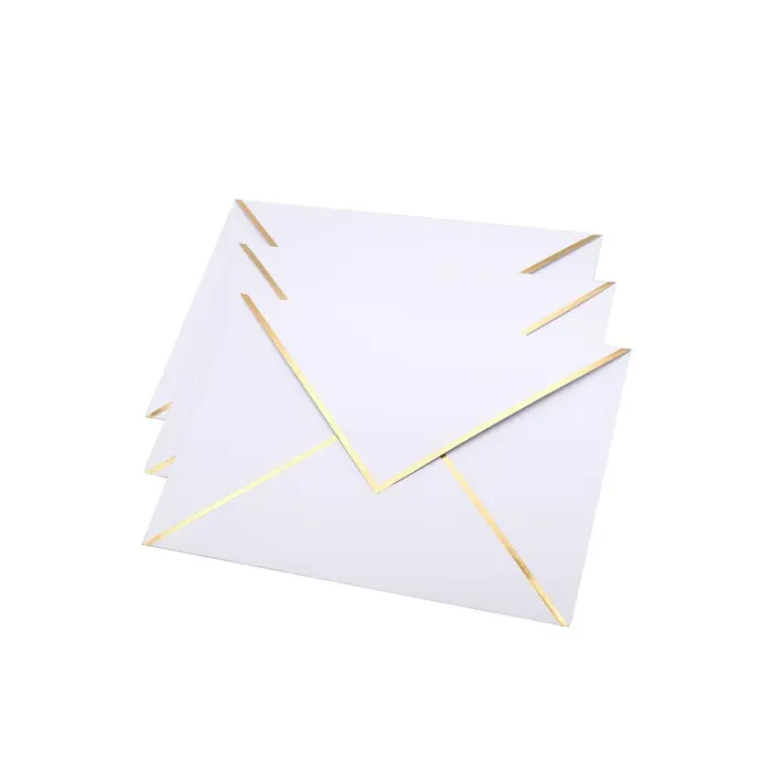 Mini enveloppes recyclées auto-adhésives écologiques personnalisées Mini enveloppes carrées pliantes en papier kraft
