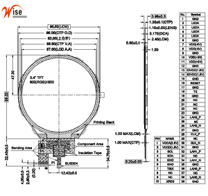 3.4inch Industrial <strong>display</strong> touch module <strong>LCD</strong> screen TFT module <strong>display</strong> touch - Product Image 2