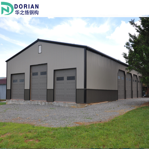 Mạ Kẽm chống gỉ ánh sáng đo thép vườn lưu trữ nhà tùy chỉnh nhà để xe Cấu trúc thép kho Xây Dựng Công cụ làm vườn nhà kho - Product Image 5