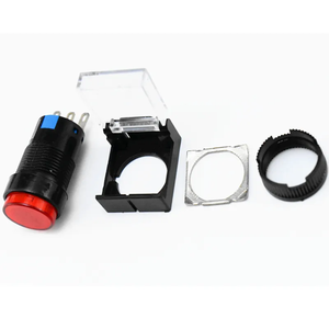 Interruttore quadrato rotondo rettangolare LA16 con interruttore a pulsante a Led 16MM - Product Image 6