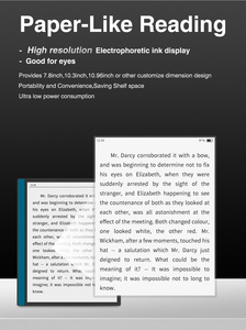 最新10.3英寸Epaper Eink Book安卓阅读平板电脑电子墨水屏幕免费电子书在线下载笔记本阅读器与手写笔