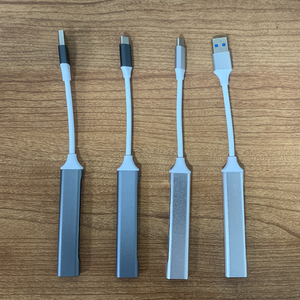 USB-<span class=keywords><strong>C</strong></span>〜USB-Aハブ4ポートマルチポート<span class=keywords><strong>Type</strong></span>-C3.0アルミニウム<span class=keywords><strong>Type</strong></span> <span class=keywords><strong>C</strong></span> OTGアダプター (USB3.0付き) 5GbpsデータドックステーションUSBCハブ - Product Image 5