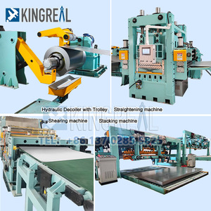 किंग्रेल हाई स्पीड 80एम/मिनट कॉइल कट टू लेंथ लाइन मेटल कॉइल कट टू लेंथ मशीन गैल्वेनाइज्ड एल्युमीनियम सीटीएल उत्पादन लाइन - Product Image 4