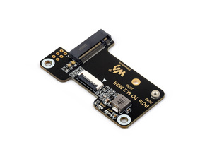 Raspberry Pi 5 PCIe zu M.2 Mini-Adapter platine basierend auf PI5-Design Unterstützt NVMe Protocol M.2 Interface-Festplatte - Product Image 3