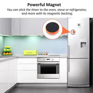 GU timer da cucina da 60 minuti timer analogico visivo con allarme conto alla rovescia meccanico per riunioni in aula di studio per bambini - Product Image 5