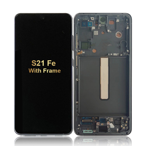 อะไหล่หน้าจอ LCD โทรศัพท์มือถือสำหรับ Samsung S10 S10 S10e + S20 S21 S22 + S23 FE PLUS ultra 5g พร้อมกรอบดิจิตอล