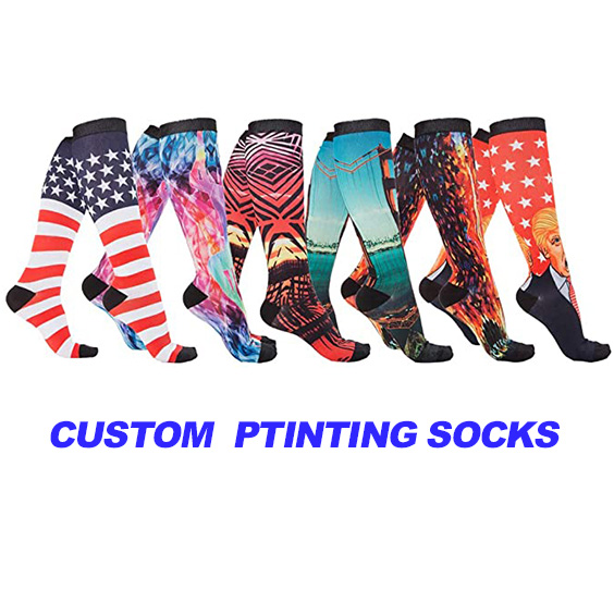 Chaussettes d'impression personnalisées
