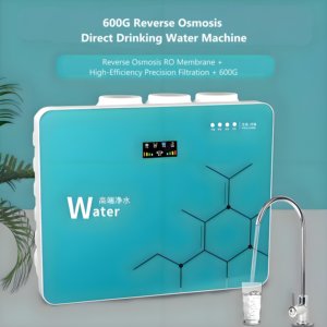 600G RO su saflaştırıcı Tankless makinesi büyük su akış ev kullanımı mutfak filtresi ve beş aşamalı filtrasyon doğrudan içme