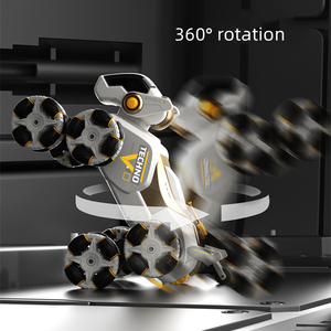 2024 Neue Kinder-Lernzeuge RC intelligente Hundroboter 360 Rotation mit Licht-Sprühdurchbinder Fernbedienung Stunt Roboter Hund - Product Image 5