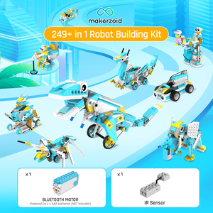 200-in-1-Codierroboter-Kit Pädagogisches STEM-Spielzeug Scratch Junior Programming Learning Kit für Kinder Education Maker Boards
