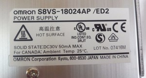 New and Original <strong>Plc</strong> S8VS18024AP Power Supply <strong>Output</strong> 24VDC <strong>Input</strong> 100240VAC Used <strong>PLC</strong> Programming <strong>Controller</strong> - Product Image 3