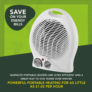 Kış ev için taşınabilir 2000W ısıtıcılar 2 ısı ayarları ve serin fonksiyonu ile ayarlanabilir termostat Mini elektrikli Fan ısıtıcı - Product Image 5