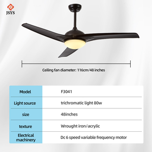Basit uzaktan kumanda tavan lambası fan lambası fantezi 52 inç led tavan vantilatörü ile ışık - Product Image 2