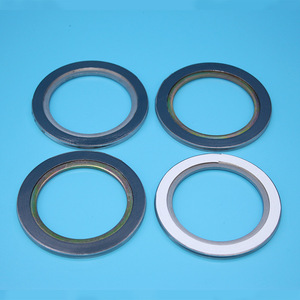 Custom Metal Inner <strong>Rings</strong> Flexible Graphite Seal <strong>Spiral</strong> Wound Gasket SS304 or 316 Inner <strong>Ring</strong> Graphite Filled