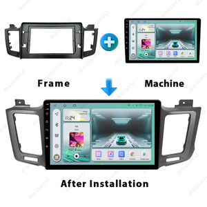 Baidayu 10 polegadas Android Car <span class=keywords><strong>DVD</strong></span> <span class=keywords><strong>Player</strong></span> com Touch Screen Rádio e DSP Função Acessórios portáteis para Toyota RAV4 2013-2018