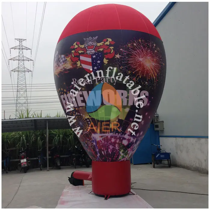 Коммерческий надувной шар со светодиодной подсветкой на заказ, разноцветные воздушные шары, воздушный надувной шар
