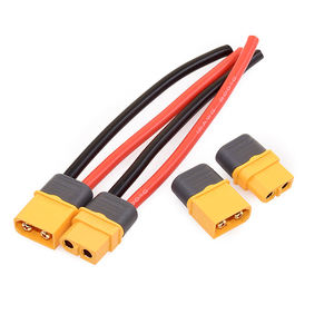 XT30 XT60 XT90แบตเตอรี่ Li-ion ที่ชาร์จขั้วต่อสายซิลิโคนอะแดปเตอร์ปลั๊กตัวผู้พร้อมขั้วต่อทองแดงสำหรับติดต่อกับที่อยู่อาศัยพีซี - Product Image 6
