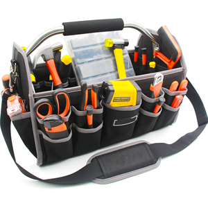 Alet çantası elektrikçi açık üst çanta birçok cepler tutabilir birçok taşımak için daha uygun araçları - Product Image 1