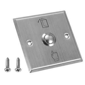 Interruttore a pulsante di uscita del pannello in lega di zinco per il sistema di controllo accessi alla porta - Product Image 1