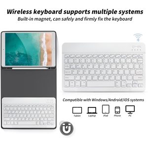 Teclado inalámbrico compacto delgado portátil personalizado 60% teclado inalámbrico de 10 pulgadas para teclado iPad Tablet PC - Product Image 5