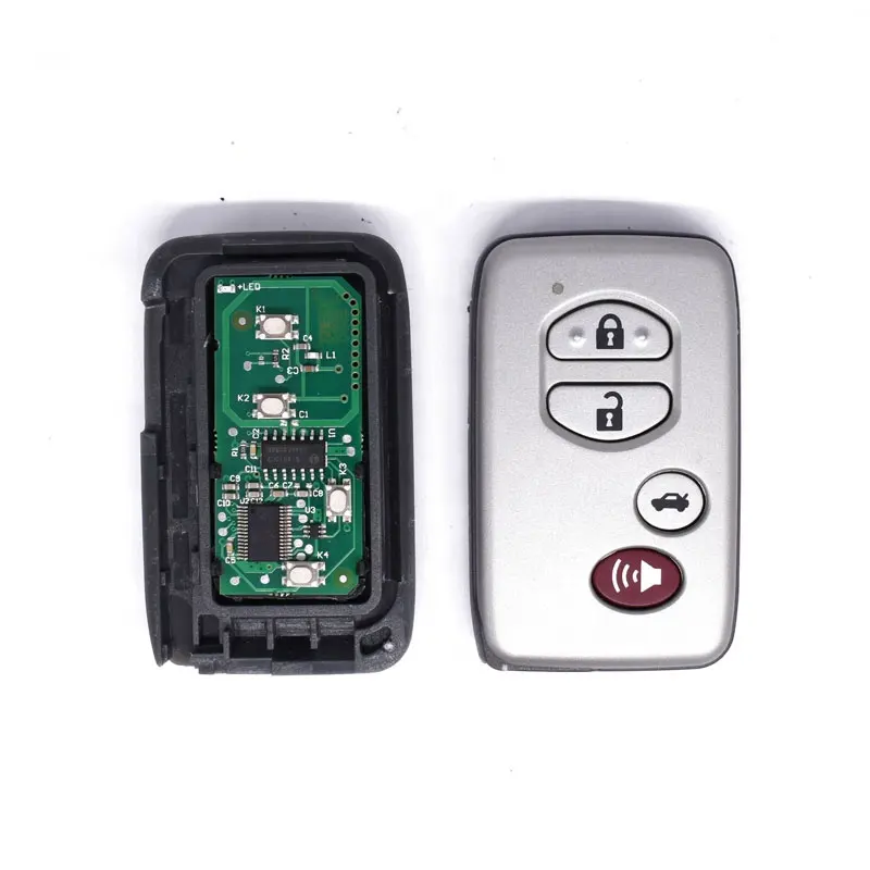 Aftermarket auto chiave a distanza con 3 + 1 button 433MHz (di CHIEDERE) 4D71chip fit per la thailandia camry