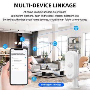 Aplicación de Detector de movimiento Tuya WIFI PIR, Control en tiempo Real, detección infrarroja de personas o animales, rotación de 360 °, funciona con Smart Life - Product Image 3