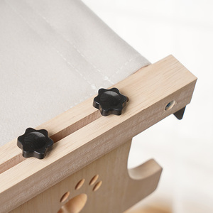 Küçük Modern stil hayvan-çizgili desen kedi hamak yatak toptan pencere levrek asılı Pet yatak küçük kediler köpekler karton ambalaj - Product Image 5