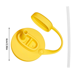 Silicone có thể nắp cho Soda & Cola, chống bụi rò rỉ-proof tái sử dụng uống bìa với rơm lỗ, có ga nước giải khát cap - Product Image 2