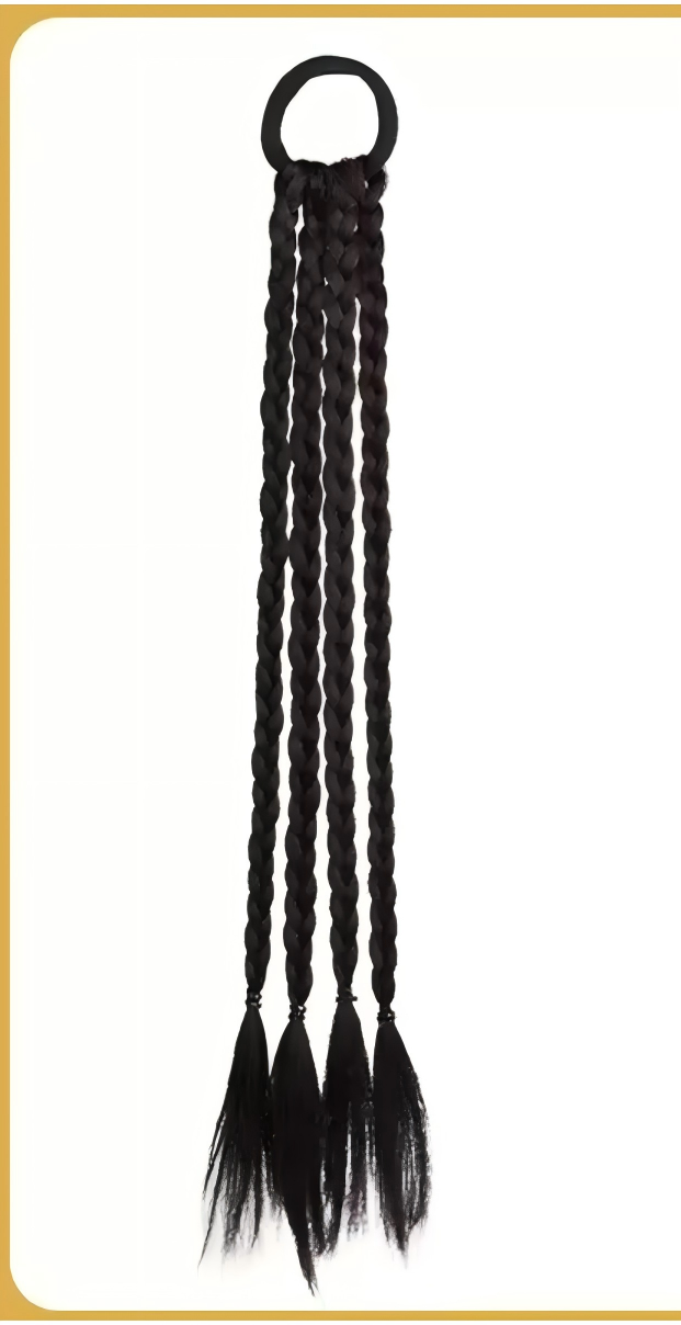Four boxing braids-natural black-single pack