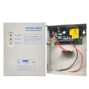 安全门不间断电源电池盒发光二极管指示灯DC 12V 5A UPS开关电源用于门禁 - Product Image 1