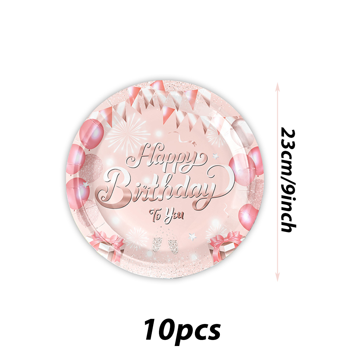 Pink 9- inch disc*10