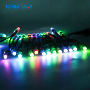12MM indirizzabile RGB LED Pixel modulo digitale sogno colore diffuso con filo nero IP68 luci di grondaia - Product Image 6