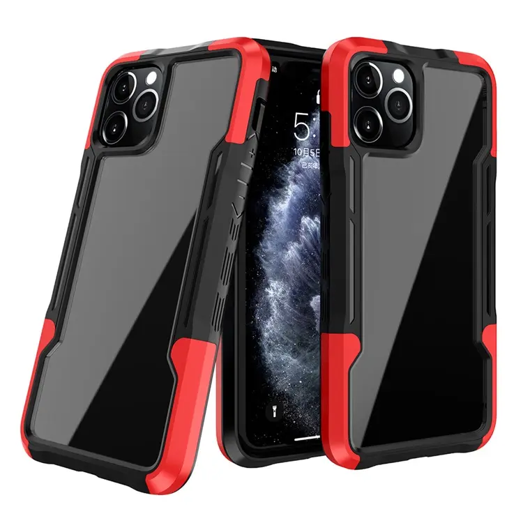 Trasparente della cassa del respingente per Xiaomi 11 Pro Lite 3 in 1 antiurto back cover per Redmi K40 Nota Pro 10